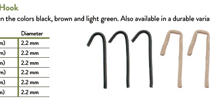 Orchid Hook CAPPL-OH70Z (Black)