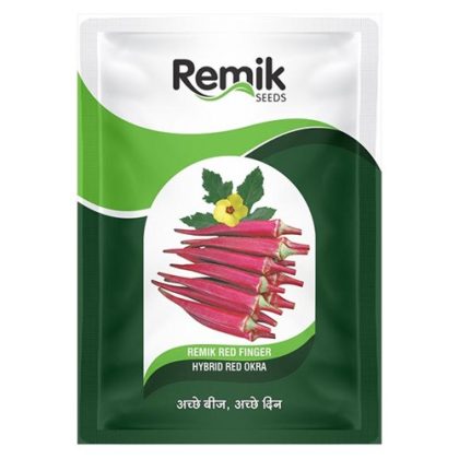 Remik Red Finger Okra Seeds