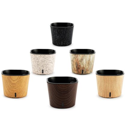 Cube Wood Printed  (Self Watering System)