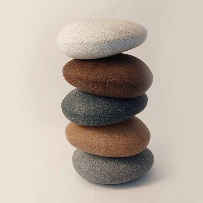 PEBBLES ILLUMINATED POT