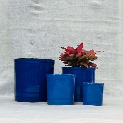 Ceramic Pot CAPPL-063 Blue