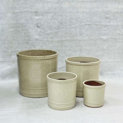 Ceramic Pot CAPPL-063 Cream White