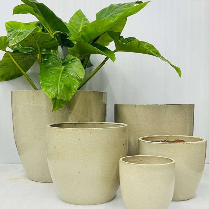 Ceramic Pot CAPPL-1209 Cream