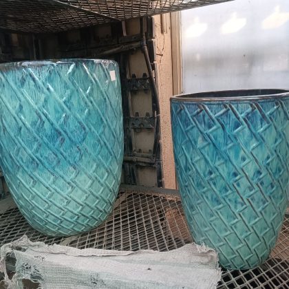 Ceramic Pot CAPPL-226 Blue White