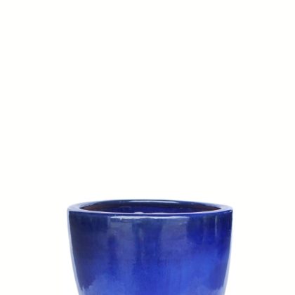 Ceramic Pot Volcanic On Light Blue CAPPL-2-1308