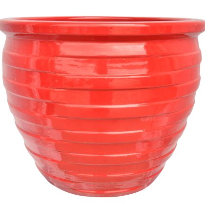 Ceramic Pot Volcanic on Red CAPPL-2-2938)