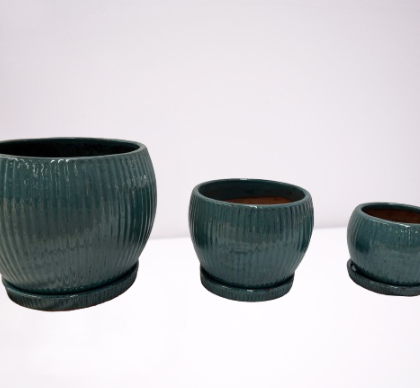Ceramic Pots CAPPL-1206A BLUE CHUN