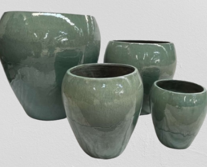 Ceramic Pots CAPPL-1259 COPPER CHUN CREAM
