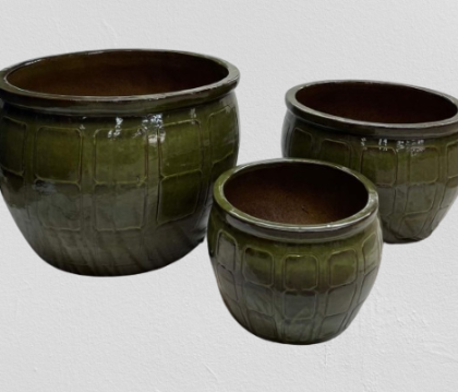 Ceramic Pots CAPPL-WX09 JADE BLACK