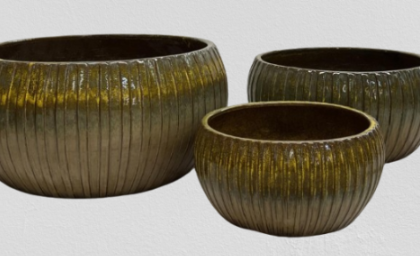 Ceramic Pots CAPPL--WX10 YELLOW SUNSET