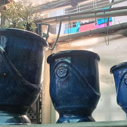 Ceramic Pots CAPPL-Y204 Dropping Blue