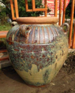 Glossy Ceramic Pot CAPPL-3108 Natural