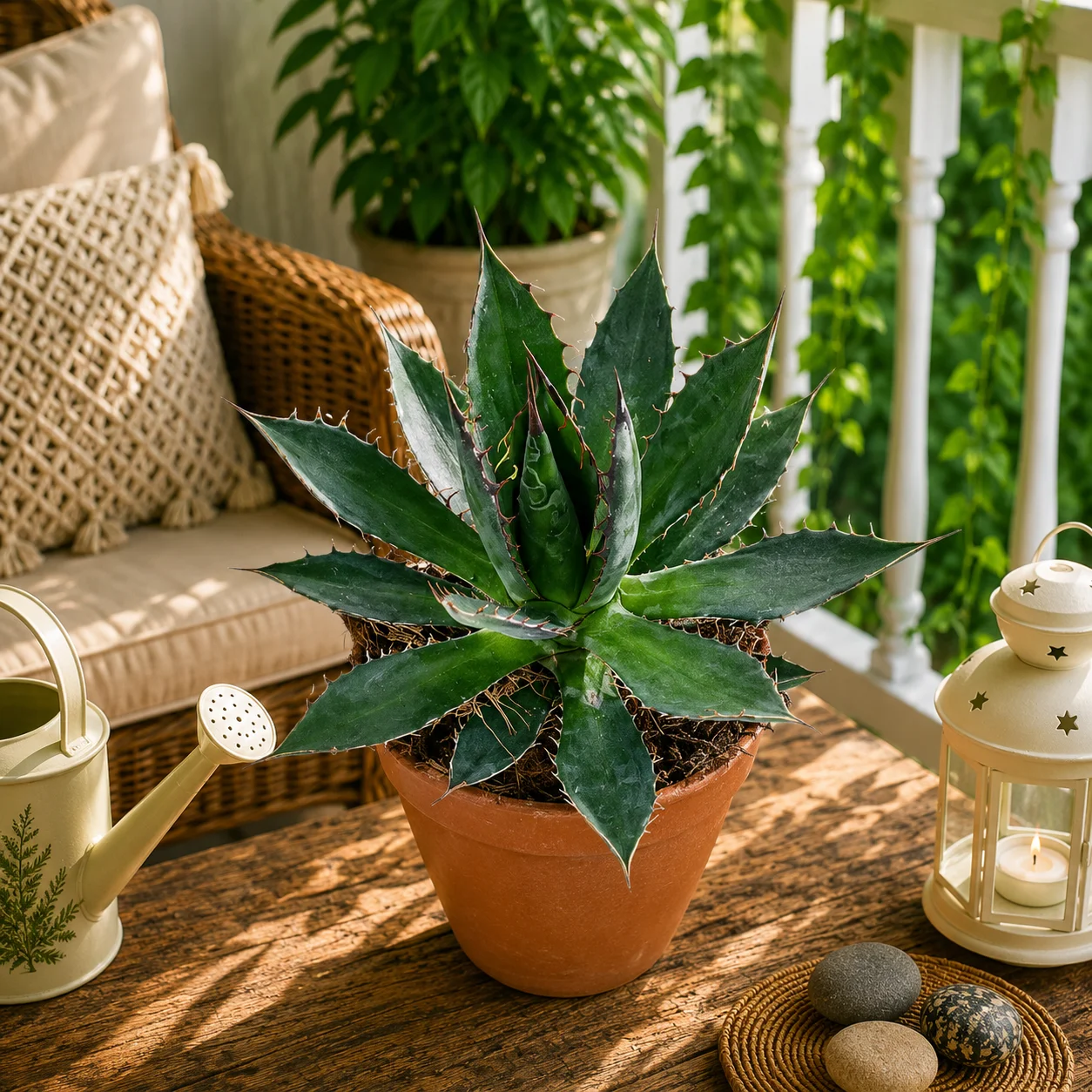 Agave Hybrida ‘Shaka Zulu’ – Rare Dark-Toned Architectural Succulent for Home & Garden Decor
