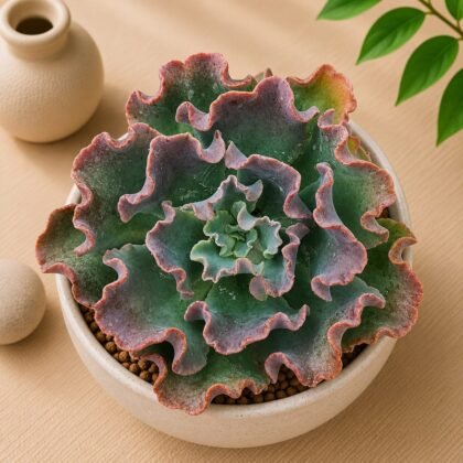 Echeveria shaviana (#42) – Velvet Ruffle Succulent