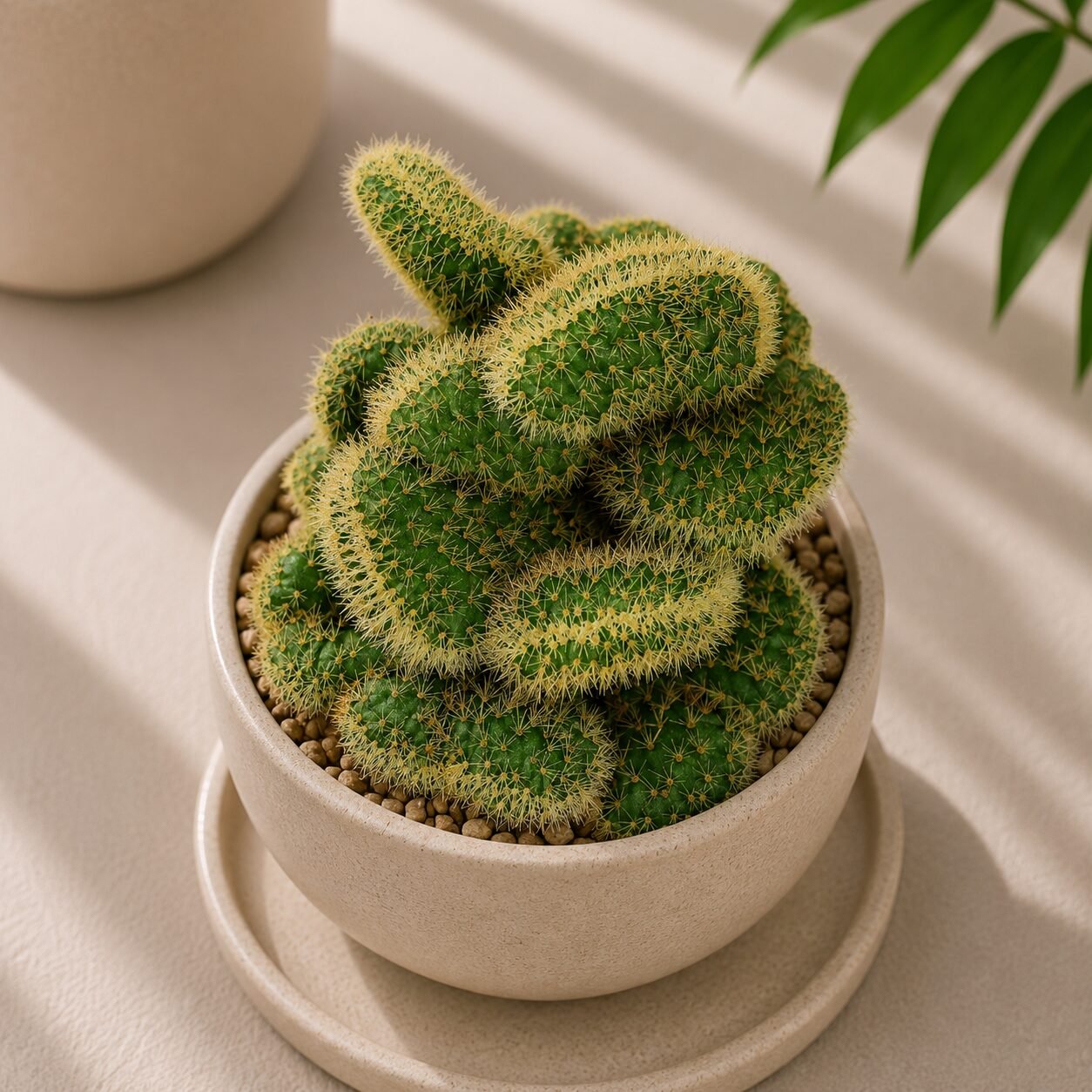 Mammillaria Cristata 'J' (Crested Mammillaria Cactus)