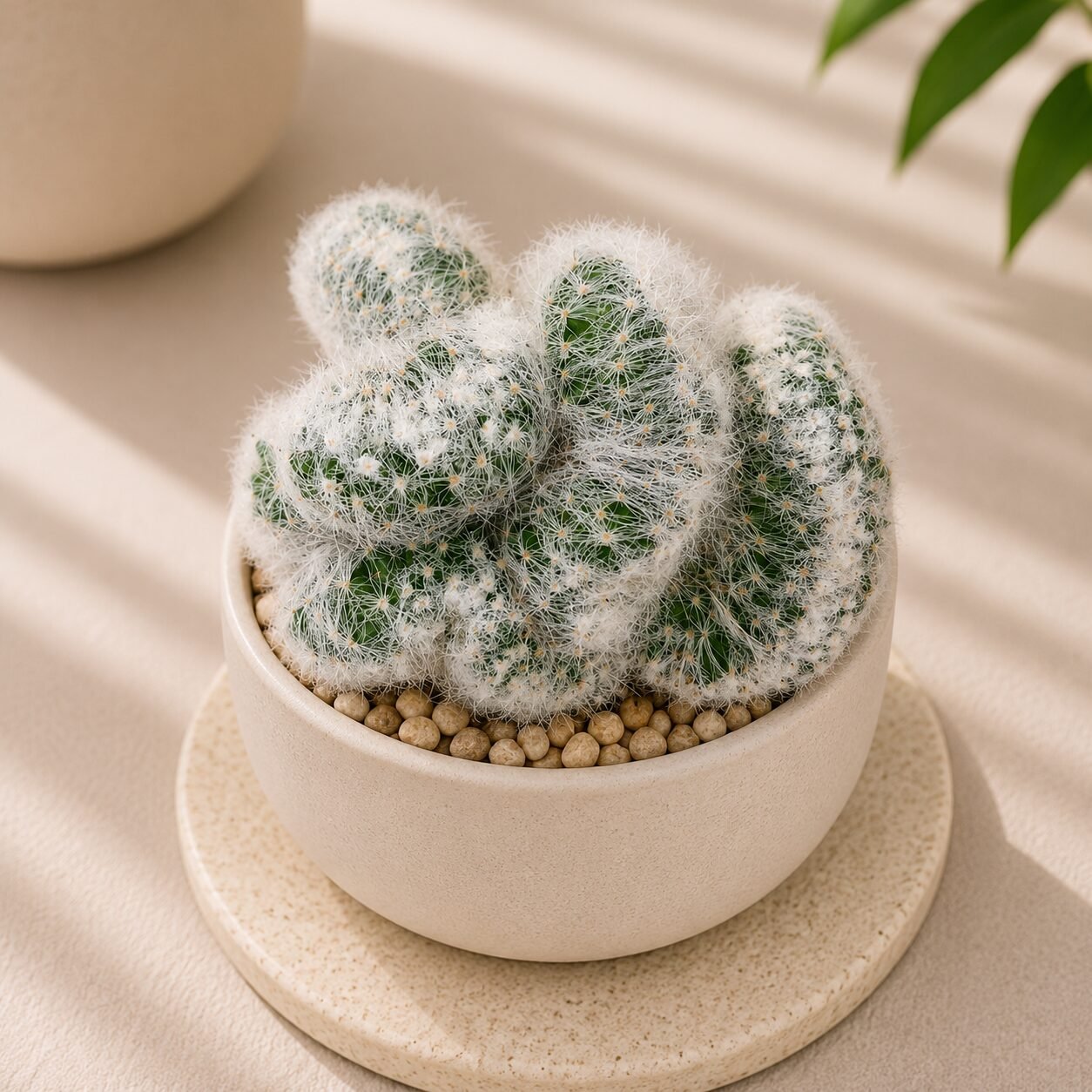 Mammillaria bocasana (Powder Puff Cactus)