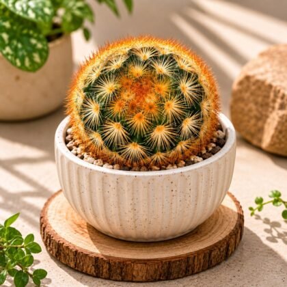 Mammillaria carmenae 'Rubrispina Copper' – Copper Spine Pincushion Cactus