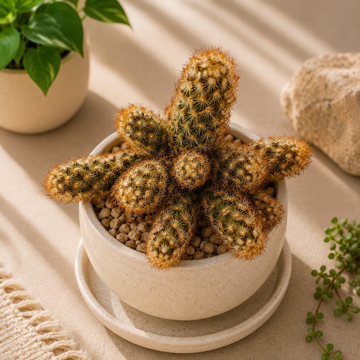 Mammillaria elongata 'Copper Queen' – Copper Queen Ladyfinger Cactus