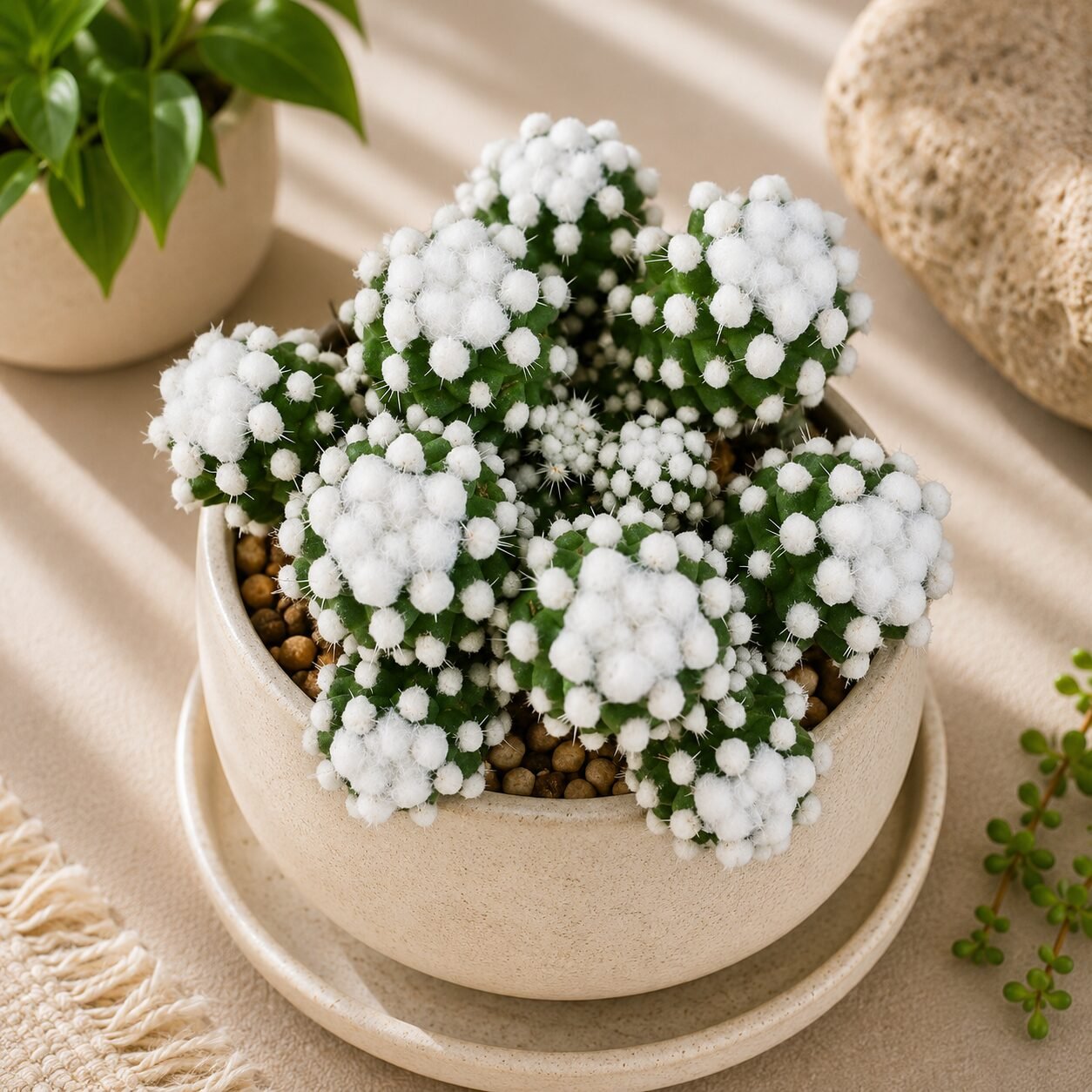 Mammillaria gracilis 'Oruga' – Caterpillar Cactus