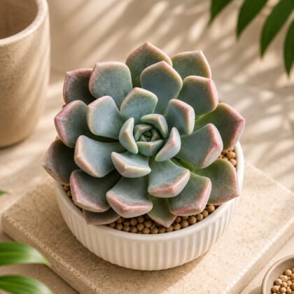Pachyveria Scheideckeri – Silver Blue Rosette Succulent