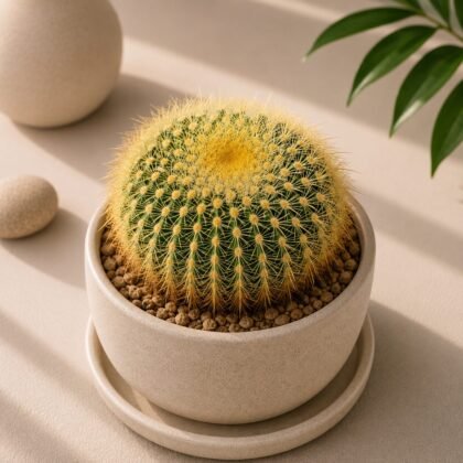 Parodia leninghausii (A) (Golden Ball Cactus)