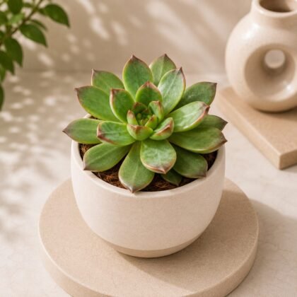 Sedum hybrida 'Golden Glow' – Golden-Tipped Rosette Succulent