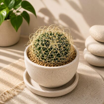 Mammillaria camptotricha cv. Curvispina – Curly Spine Cactus - Nook & Nature