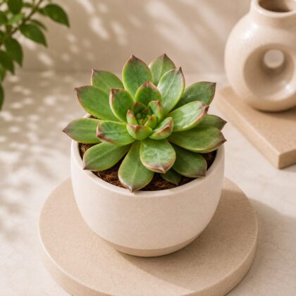 Sedum Hybrida Golden Glow Golden Tipped Rosette Succulent H1 - Nook & Nature