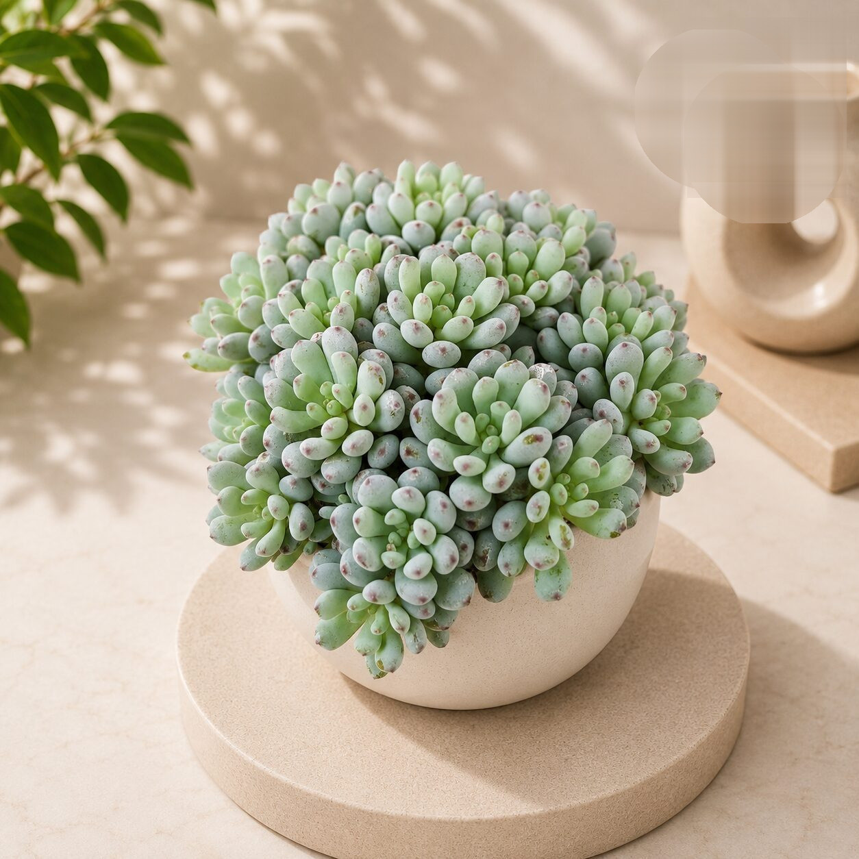 Sedum hybrida ‘Silver’ – Silvery Green Rosette Succulent - Nook & Nature