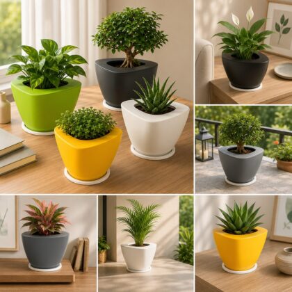 Triangle Pot - Nook & Nature