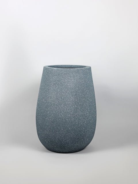 Omega-B Fiberglass Planter – Blue Grey - Image 4