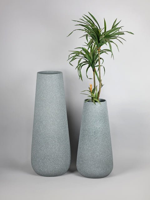 Iris Fiberglass Planters – Mouse Grey - Image 5