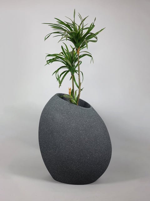 Patato - C Fiberglass Planter - Granite - Image 2