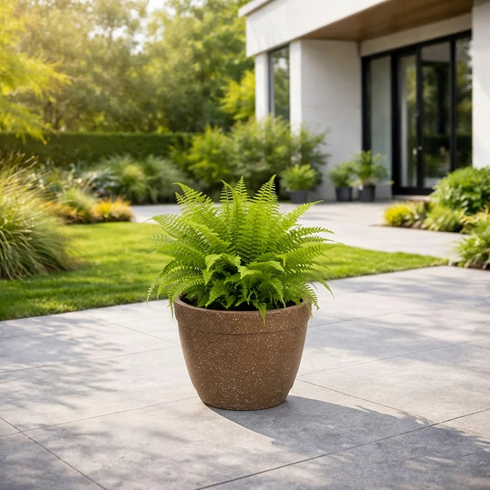 ROTO Candy 9/11/13" Morden Round Planter Pot - Image 2