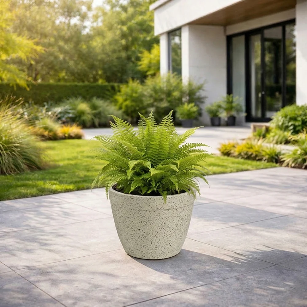 ROTO Candy 9/11/13" Morden Round Planter Pot - Image 3