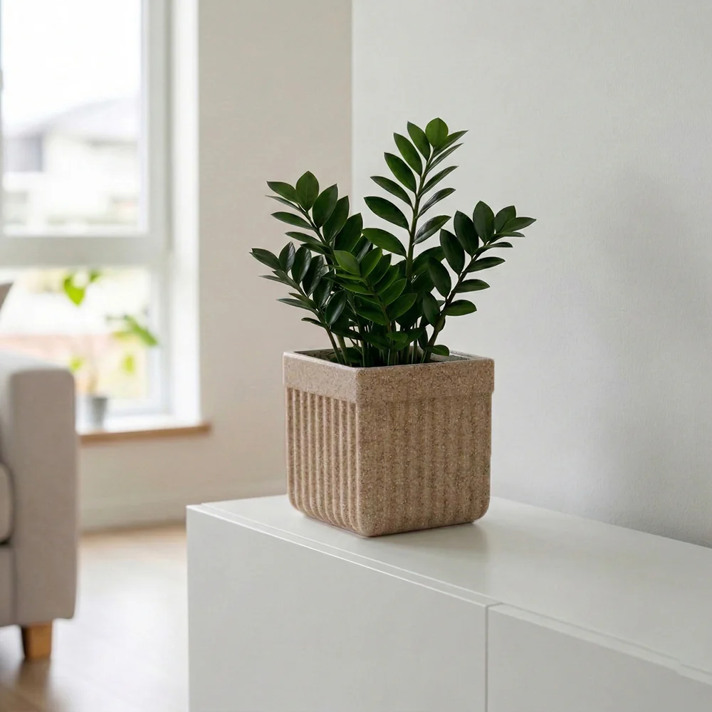 Roto Tiny 02 Self Watering Square Plant Pot 6" - Image 9