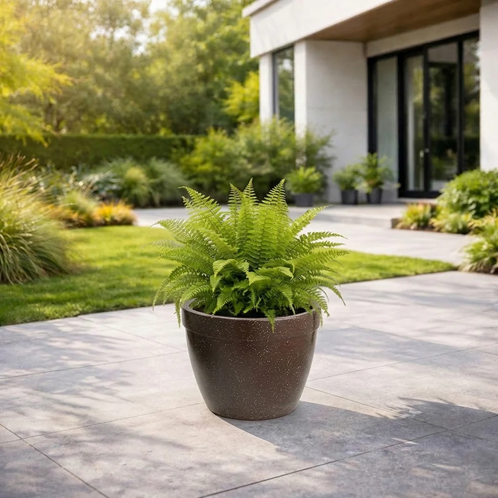 ROTO Candy 9/11/13" Morden Round Planter Pot - Image 4