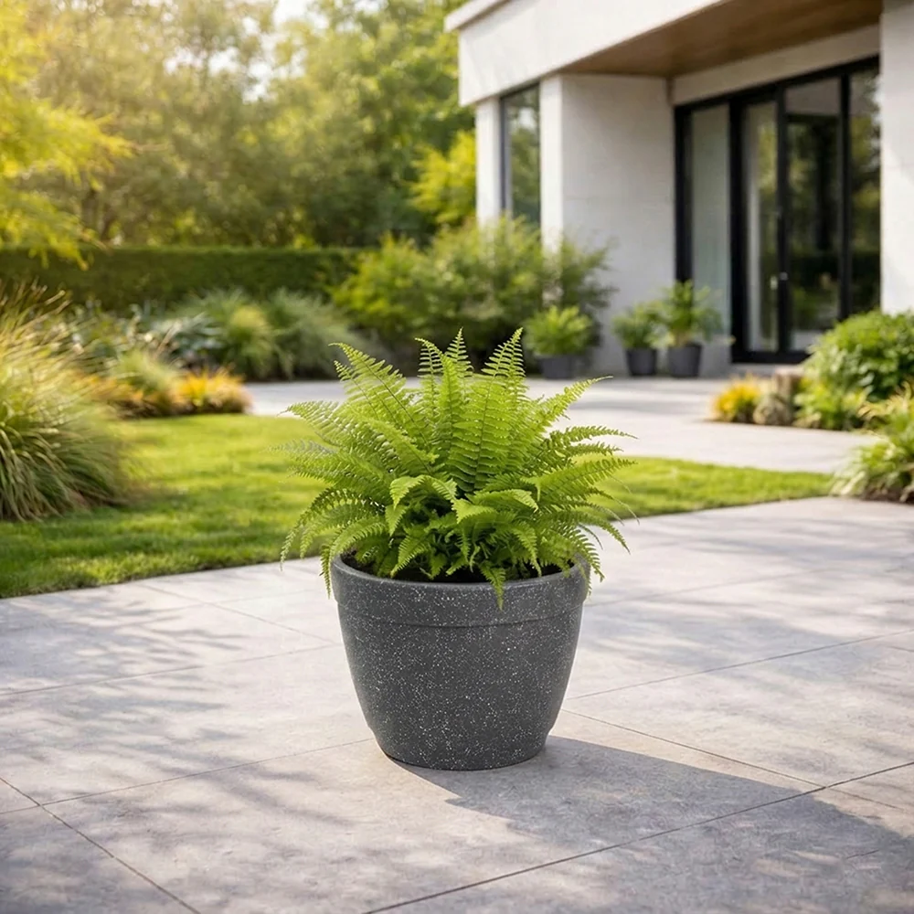 ROTO Candy 9/11/13" Morden Round Planter Pot - Image 5
