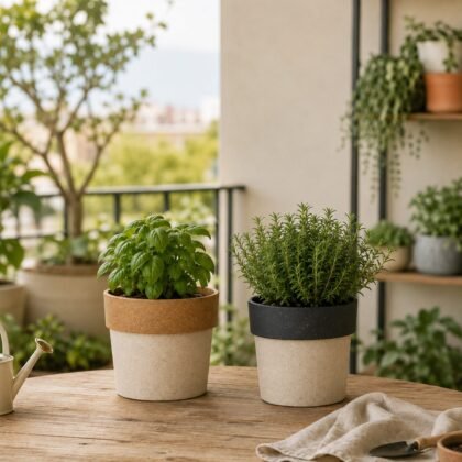 Arty Eco Round Planter
