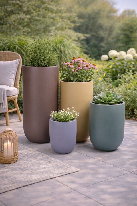 Sunflower Fiberglass Planters - Image 3