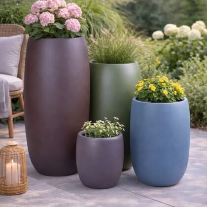 Lilly Fiberglass Planters