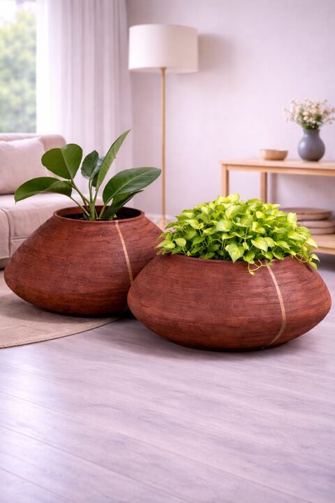 Banana Fiberglass Planters