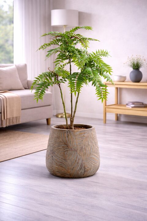 Peach Fiberglass Planters - Image 3