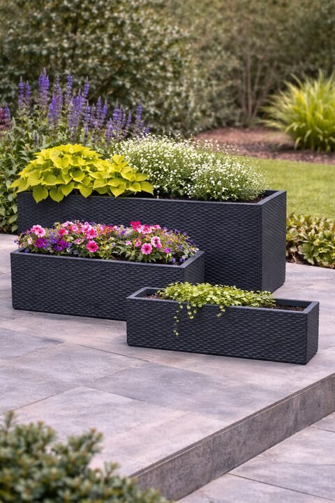 Kiwi Fiberglass Planters