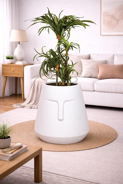 E-Pot-A Fiberglass Planter – White