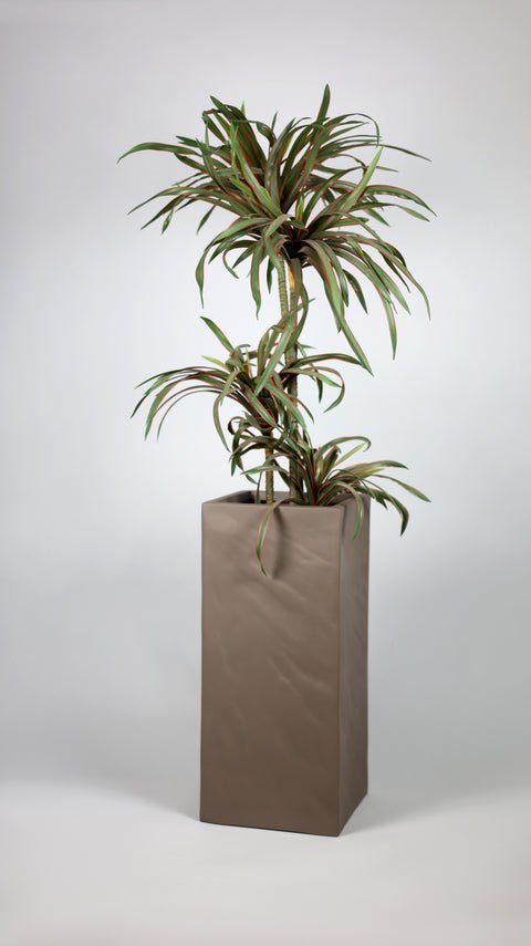 Mountain Fiberglass Planters – Pale Brown - Image 2