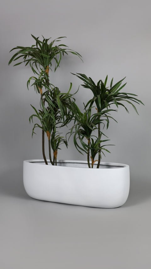 Boat Fiberglass Planter - White - Image 2