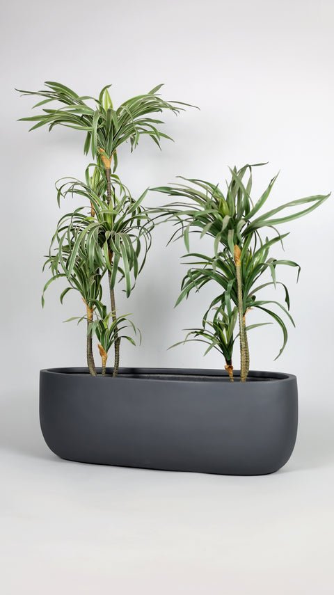 Boat Fiberglass Planter - Grey - Image 2