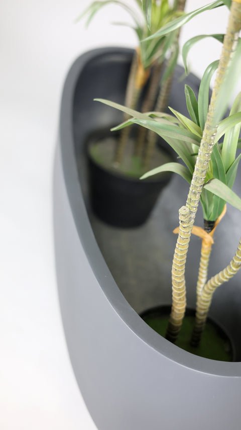 Boat Fiberglass Planter - Grey - Image 3