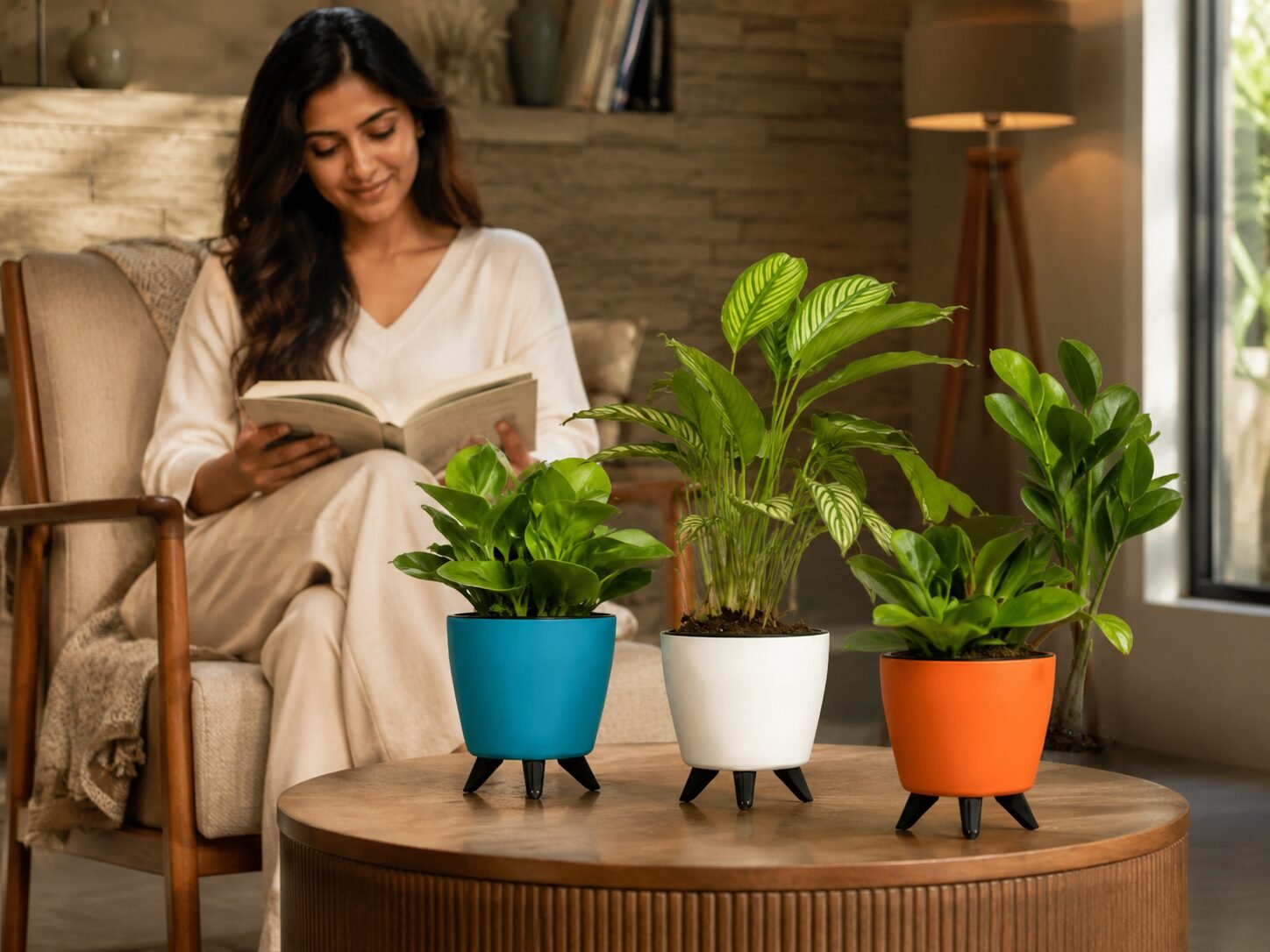 Lagos Self-Watering Planter